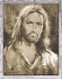 obraz-religijny-jezus-chrystus-rama-szara-z-przetarciami-50-cm-x-70-cm