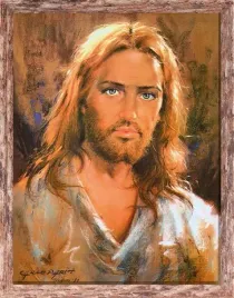 obraz-religijny-jezus-chrystus-rama-brazowa-z-przetarciami-50-cm-x-70-cm