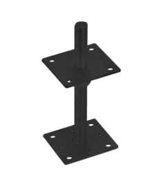 podstawa-slupa-przykrecana-regulowana-m24-100x250x4mm-czarna