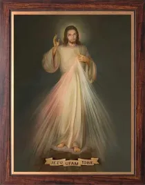 obraz-jezus-milosierny-jezu-ufam-tobie-rama-zloty-pasek-20-cm-x-25-cm