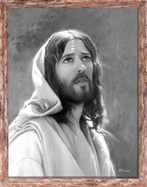 obraz-religijny-jezus-chrystus-rama-brazowa-z-przetarciami-50-cm-x-70-cm