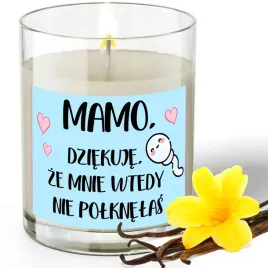 swieca-40h-dla-mamy-dziekuje-ze-nie-polknelas-wanilia-prezent-dzien-matki