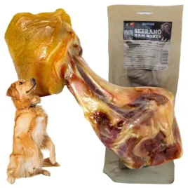 gryzak-dla-psa-kosc-szynkowa-serrano-naturalny-suszony-przysmak-mega-370g