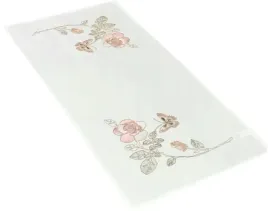 bieznik-na-stol-40x240-bialy-dekoracyjny-kwiaty
