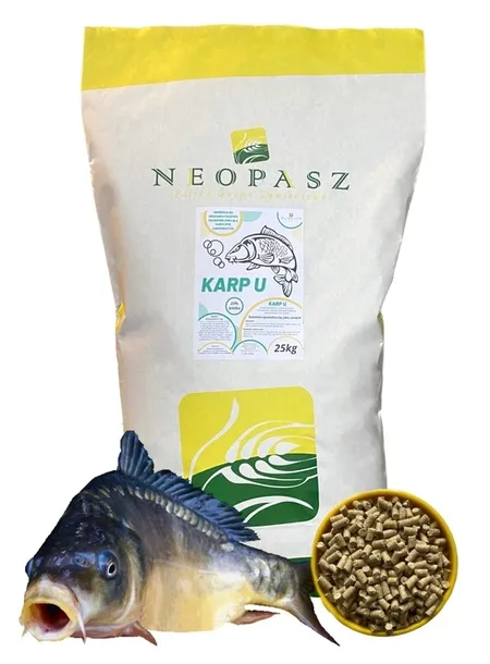 KARMA POKARM PASZA DLA RYB KARPI ZANĘTA RYBY 25KG Neopasz