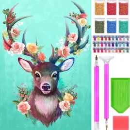 haft-diamentowy-5d-jelen-mozaika-zestaw-diamond-30x40-pudelko