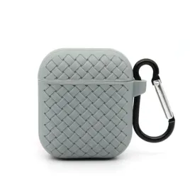 etui-na-sluchawki-airpods-guma-pleciona-case-szare