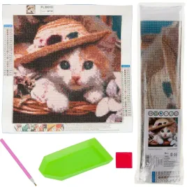 haft-diamentowy-kotek-kot-malowanie-diamentami-3d-30x30