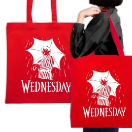 torba-eko-czerwona-na-prezent-urodziny-do-szkoly-wednesday-adams-wzory