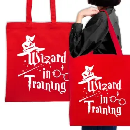 torba-eko-czerwony-na-prezent-urodziny-do-szkoly-wizard-in-training-wzory