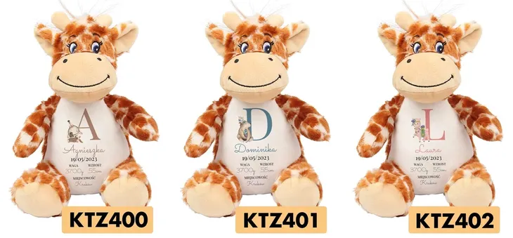przytulanka-zyrafa-mis-na-prezent-dla-dziecka-metryczka-twoje-imie-wzory-marka-funnycase