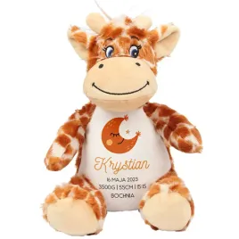przytulanka-zyrafa-mis-prezent-urodziny-dziecka-metryczka-moon-imie-wzory