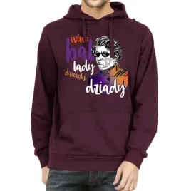 bluza-burgundowa-kaptur-meska-na-prezent-bal-dziewki-dziady-wzory-s