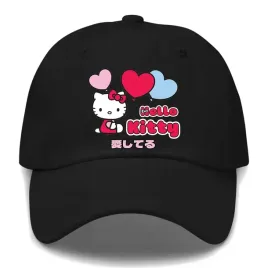 czapka-czarna-z-daszkiem-na-prezent-dla-fana-kotka-hello-kitty-wzory
