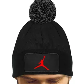 czapka-pompon-czarna-bawelna-dla-fana-michael-jordan-bulls-koszykowka-wzory