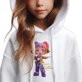 bluza-dziecieca-biala-kaptur-na-prezent-kookyloos-gloria-glitter-wzory-152