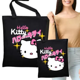 torba-czarna-na-prezent-zakupy-do-szkoly-kotka-hello-kitty-wzory