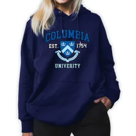 bluza-damska-granatowa-kaptur-amerykanskie-uniwersytety-columbia-wzory-l