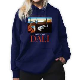 bluza-damska-granatowa-z-kapturem-impresja-malarstwo-sztuka-dali-wzory-l