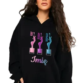 bluza-damska-czarna-z-kapturem-na-prezent-dla-manikiuzystki-imie-wzory-xxl
