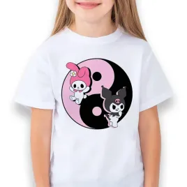koszulka-biala-dziecieca-na-prezent-kroliczek-kuromi-yin-yang-wzory-146