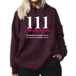 bluza-damska-burgundowa-kaptur-prezent-numerologia-111-intuicja-wzory-m