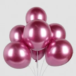 balon-lateksowy-10szt-fuksja-chrom-12-cali-30-cm