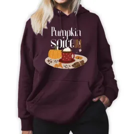 bluza-damska-burgundowa-kaptur-dla-jesieniary-pumpkin-spice-lover-wzory-l