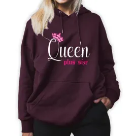 bluza-damska-burgundowa-z-kapturem-na-prezent-queen-plus-size-top-wzory-xl