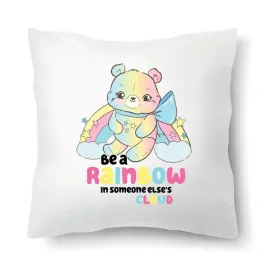 poduszka-biala-do-snu-na-prezent-zwierzatka-be-a-rainbow-cloud-wzory