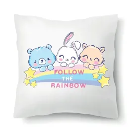 poduszka-biala-do-snu-na-prezent-zwierzatka-follow-the-rainbow-wzory