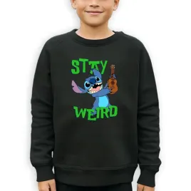 bluza-bawelniana-dziecieca-czarna-na-prezent-stich-stay-weird-wzory-104