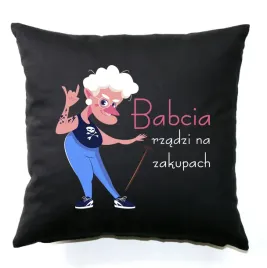 poduszka-czarna-na-dzien-babci-i-dziadka-babcia-rzadzi-na-zakupach-wzory