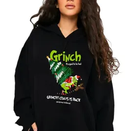 bluza-damska-czarna-z-kapturem-prezent-swieta-grinchy-claus-is-back-wz-xxl