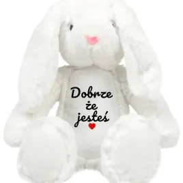 przytulanka-krolik-bialy-dobrze-ze-jestes-love-prezent-walentynki-wzory