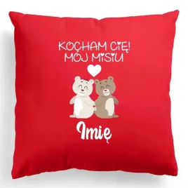 poduszka-40x40cm-kocham-cie-moj-misiu-serce-imie-walentynki-wiele-wzorow
