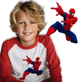 pizama-dziecieca-czerwona-do-szkoly-dla-fana-spiderman-wzory-140