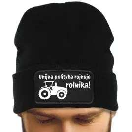 czapka-protest-strajk-rolnikow-wspracie-unijna-polityka-rujnuje-rolnika