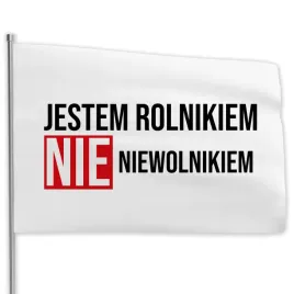 flaga-80x50-na-protest-strajk-rolnikow-jestem-rolnikiem-nie-niewolnikiem-wz
