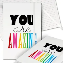 notes-bialy-a5-notatnik-dziennik-z-gumka-w-linie-you-are-amazing-mix-wzorow