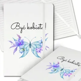 notes-bialy-a5-notatnik-dziennik-z-gumka-w-linie-byc-kobieta-wiele-wzorow
