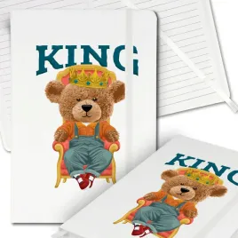 notes-bialy-a5-notatnik-dziennik-z-gumka-w-linie-mis-teddy-king-mix-wzorow