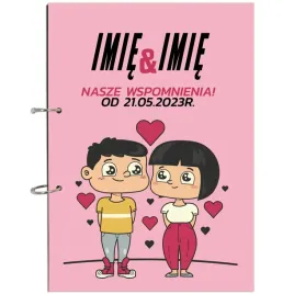 album-boho-personalizowany-prezent-na-walentynki-rocznice-dla-par-imie-data