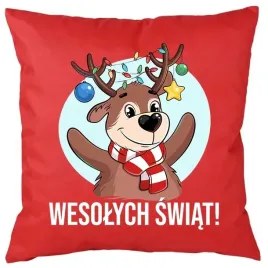 czerwona-poduszka-swiateczna-40x40-merry-christmas-swieta-mikolajki-wzory