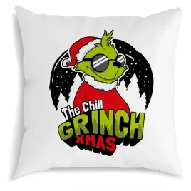 biala-poduszka-40x40cm-prezent-swieta-mikolaj-the-chill-grinch-xmaxs-wzory