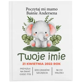 personalizowany-prezent-baby-shower-imie-metryczka-8-bajek-andersena