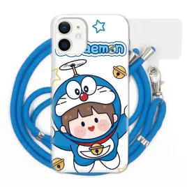 etui-granatowy-sznurek-do-iphone-12-mini-case-black-quick-doraemon-wzory