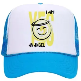 czapka-niebieska-daszek-na-wiosne-i-am-angel-wzory