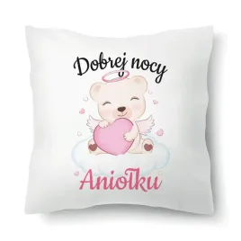 poduszka-biala-dekoracyjna-dobrej-nocy-aniolku-wz