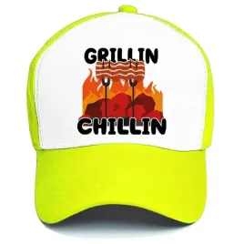 czapka-zolta-daszek-na-lato-grillin-chillin-wzory